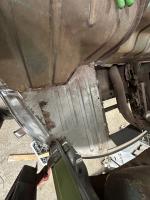 52 panel repair from Austria front wheel well