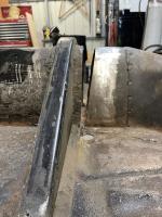 1’ pie cut on frame head