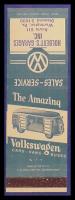 Old VW related matchbook cover