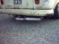 A1 muffler installed