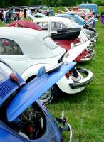 Nice Turnout of Antique VWs at Time Machines '06 in Durham!