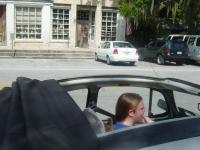Lauren pimpin' the roll-back top in down town Micanopy