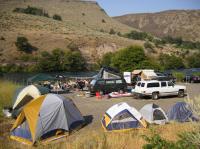 camping on the Deschutes, Oregon