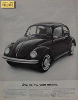 VW Ad's and VW's in advertisements