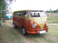 Bus getogether on the banks of the Vaal river