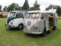 Bus getogether on the banks of the Vaal river