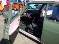 Green and Pink Fastback with alligator
