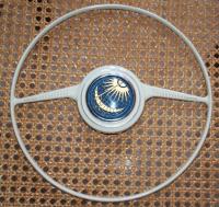 sun and moon batwing horn button