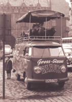 Circus logo bus - vintage photo