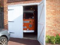 My garage door conversion