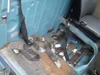 Bench seat mounts and belts