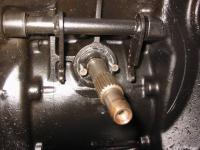 engine removal to change transmission main shaft input seal