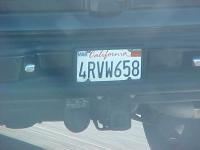 VW license plates