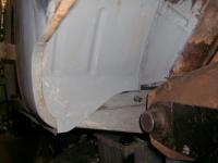 bd progress - rear wheel arch repair