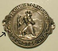 St Christopher badge
