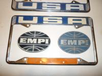 Empi USA License plate frames