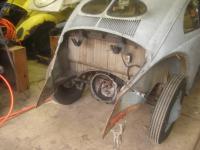 '52 split rear apron and bumper mount progress