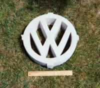 VW Logo concrete block