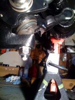 ball joint into knuckle...torque questions