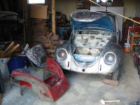 1968 Sunroof Beetle restoration photos