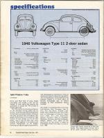 Hemmings Special Interest Autos Nov. Dec. 1977-1946 VW