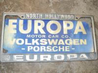 Rare Europa North Hollywood dealership frame