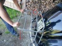 Mounting a luggage rack