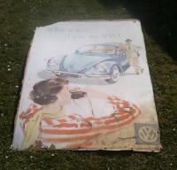 Original VW Poster found in Ireland - Hans Looser Artwork