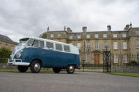 1965 sea blue bus