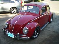 1960 Indian Red Sunroof Beetle