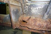 1960 Karmann - rusty heater tube