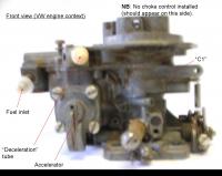 Holley-Weber 2bbl progressive linkage "replica" made by Motorcraft