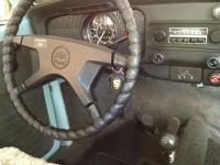 steering wheel and dash