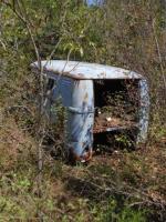 '61 camper at Howdy's Salvage