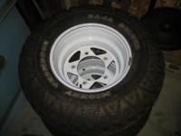 Mickey Thompson 31-11.50-15s on wagon wheels