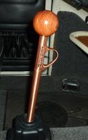 Refinished Hurst straight copper shifter