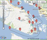 WWOOF map